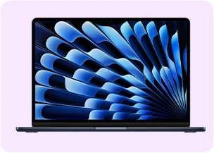 MacBook Air - Sleek and powerful laptop available for rent.