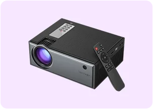 2800 Lumens - Bright and reliable projector available for rent.